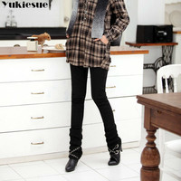 Plus rozmiar S-4XL kobiety ołówek spodnie wysokiej talii Skinny grube aksamitne ciepłe zimowe legginsy Jeggings Legins Feminina spodnie 90H 6